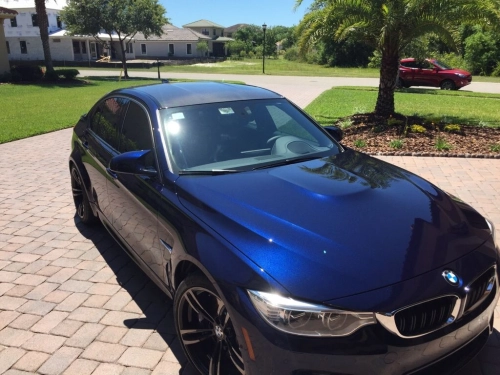 Gloss Metallic Tanzanite Blue Car Vinyl Wrap [BMW OEM Color] review 