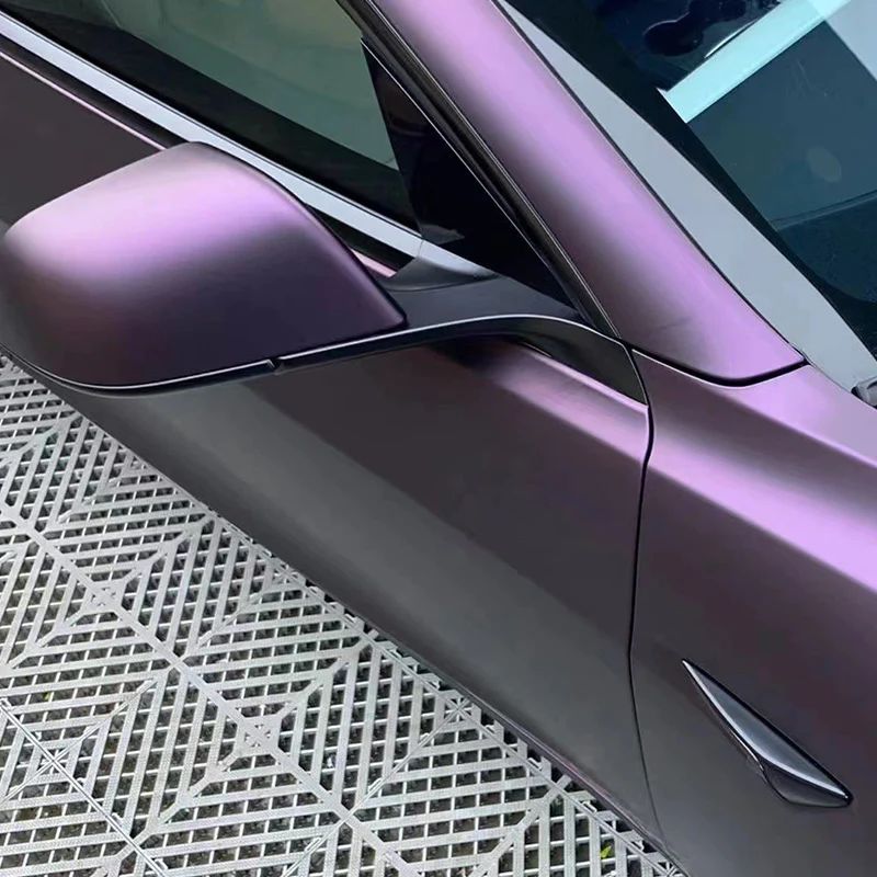 Matte Metallic Purple Car Vinyl Wrap review 0