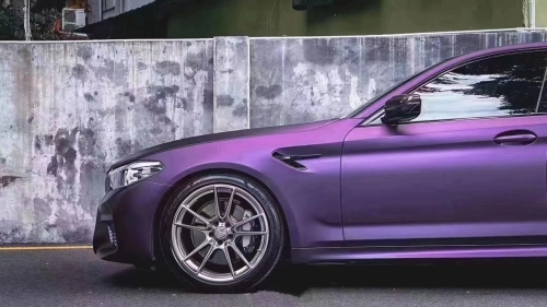 Matte Metallic Purple Car Vinyl Wrap review 
