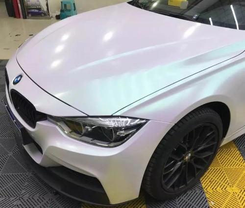 Matte Aurora Pearl Car Vinyl Wrap review 