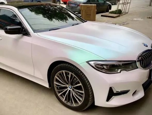 Matte Aurora Pearl Car Vinyl Wrap review 