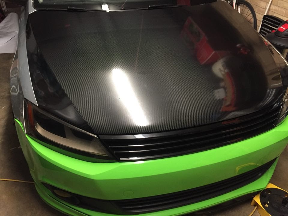 Super Gloss Carbon Fiber Car Vinyl Wrap review 0