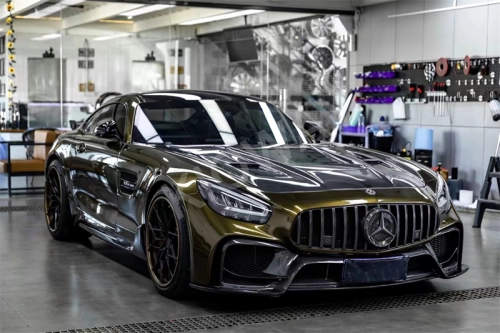 Gloss Metallic Midnight Gold Car Vinyl Wrap review 