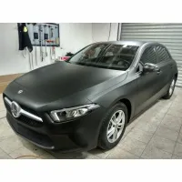  Super Matte Deep Black Car Vinyl Wrap review 0