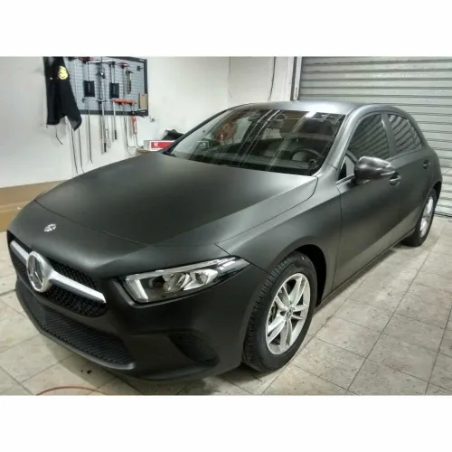  Super Matte Deep Black Car Vinyl Wrap review 