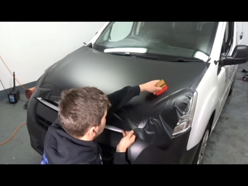 Super Matte Deep Black Car Vinyl Wrap review 