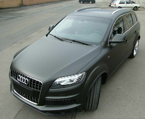 Super Matte Deep Black Car Vinyl Wrap review 