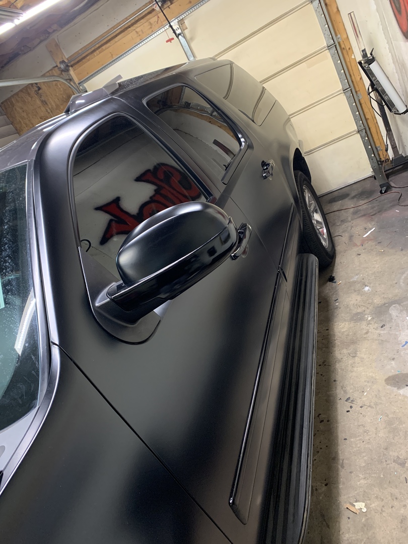 Super Matte Deep Black Car Vinyl Wrap review 0