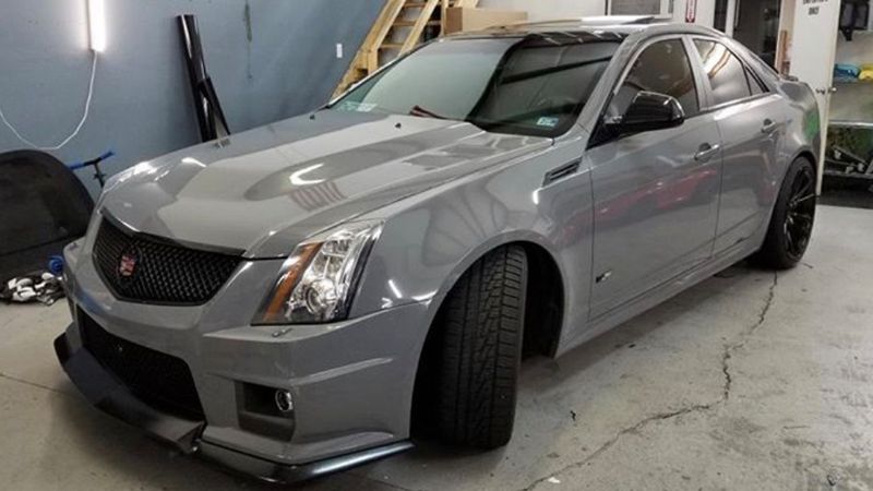 Super Gloss Nardo Grey Car Vinyl Wrap [Audi OEM Color] review 0