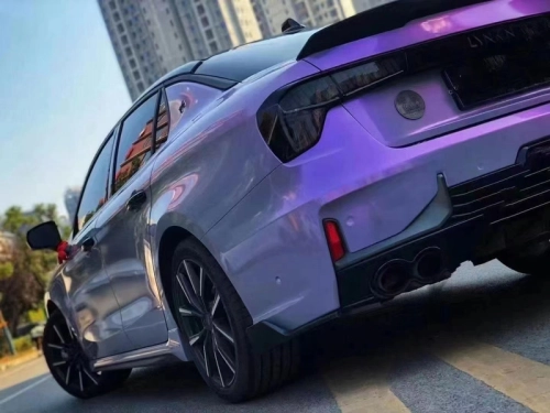 Candy Metallic Gray Purple Car Vinyl Wrap review 