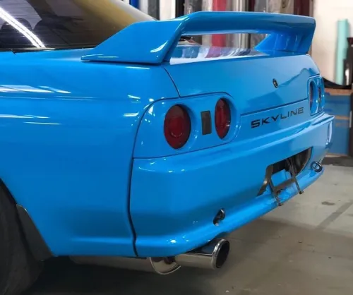 Super Gloss Sky Blue Car Vinyl Wrap review 
