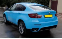 Super Gloss Sky Blue Car Vinyl Wrap review 0