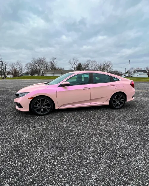  Candy Metallic Purple Pink Car Vinyl Wrap review 