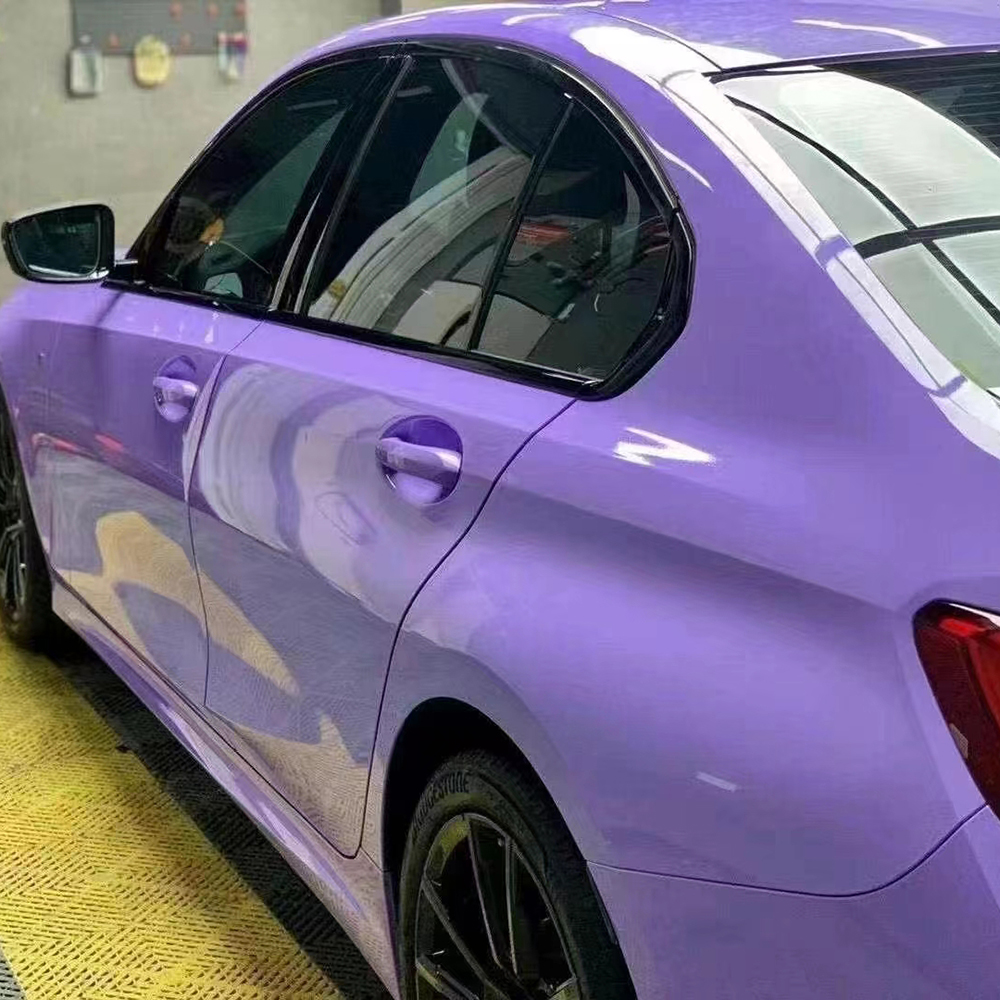 Super Gloss Lavender Purple Car Vinyl Wrap review 0