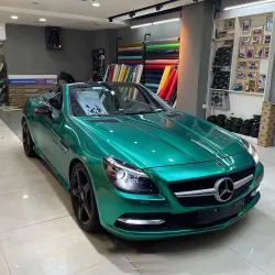 Gloss Metal Emerald Green Car Vinyl Wrap review Zachary pace