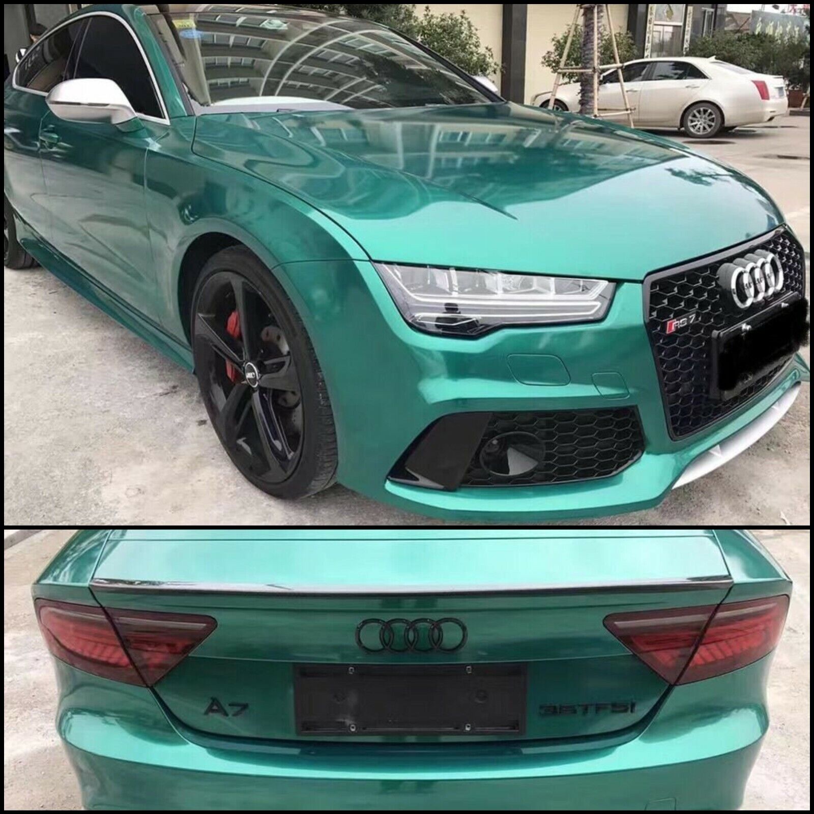 Gloss Metal Emerald Green Car Vinyl Wrap review 0