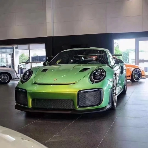 Candy Metallic Emerald Olive Car Vinyl Wrap review 