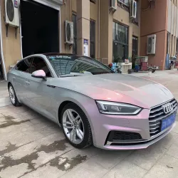 Gloss Metallic Twin Candy Gray Red Car Vinyl Wrap review TOBIAS