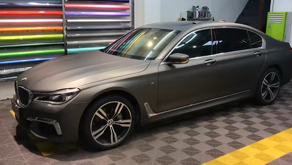 Matte Dark Gray Car Vinyl Wrap review 0