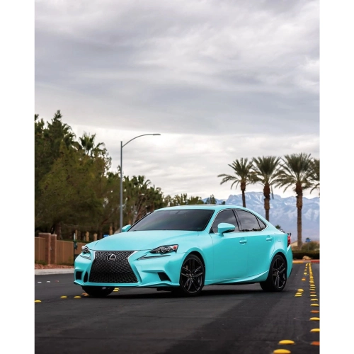 Matte Metallic Tiffany Blue Car Vinyl Wrap review 