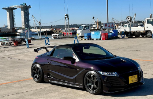 PET Gloss Metallic Midnight Purple Car Vinyl Wrap review 