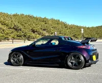 PET Gloss Metallic Midnight Purple Car Vinyl Wrap review 1
