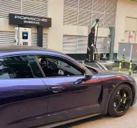 PET Gloss Metallic Midnight Purple Car Vinyl Wrap review 1