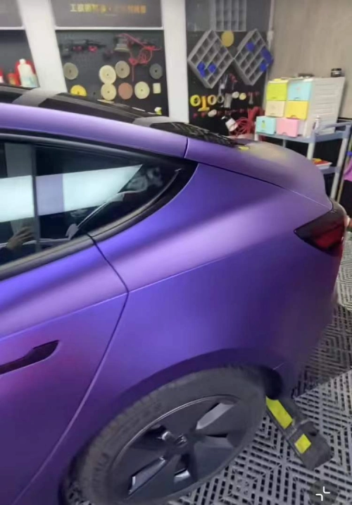 Matte Metallic Purple Car Vinyl Wrap review 
