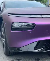 Matte Metallic Purple Car Vinyl Wrap review 0