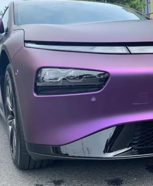 Matte Metallic Purple Car Vinyl Wrap review 