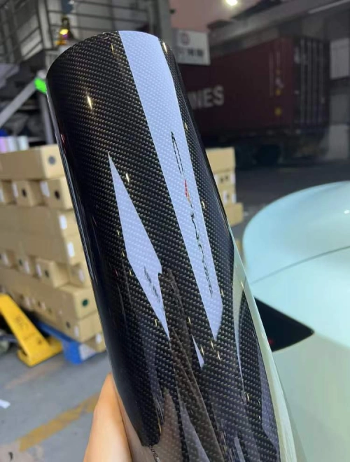 Super Gloss Carbon Fiber Car Vinyl Wrap review 