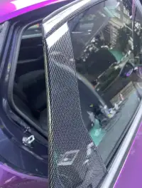 Super Gloss Carbon Fiber Car Vinyl Wrap review 0