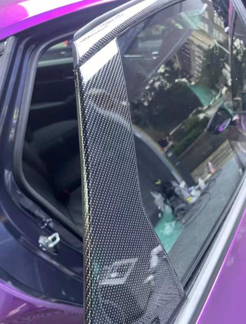 Super Gloss Carbon Fiber Car Vinyl Wrap review 