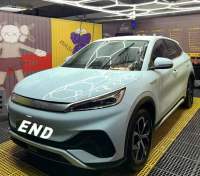 Super Gloss Glacier Blue Car Vinyl Wrap review 1