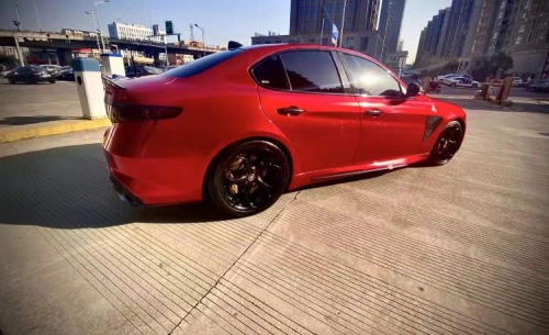 Gloss Metallic Vampire Red Car Vinyl Wrap review 