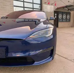 Gloss Metallic Tanzanite Blue Car Vinyl Wrap [BMW OEM Color] review Rake 01