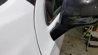Super Gloss Crystal White Car Vinyl Wrap review 1