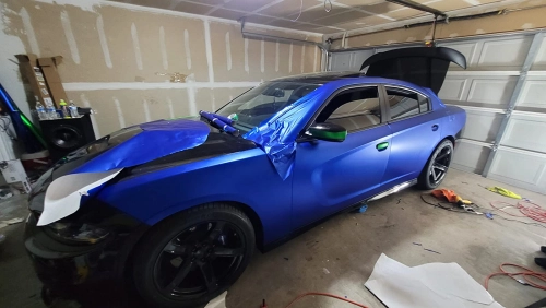  Matte Metallic Portimao Blue Car Vinyl Wrap review 