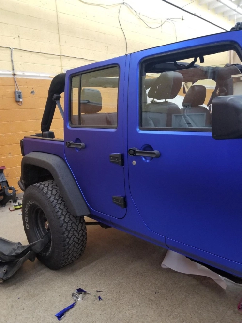  Matte Metallic Portimao Blue Car Vinyl Wrap review 
