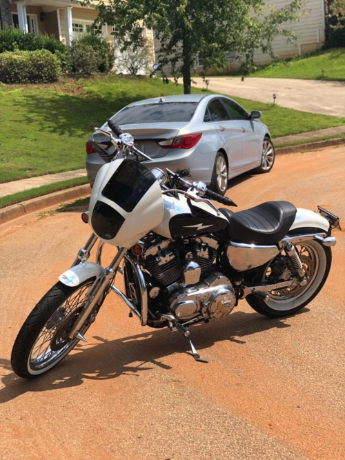 Gloss White Blue Car Vinyl Wrap review 