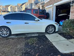 Gloss White Blue Car Vinyl Wrap review merge 04