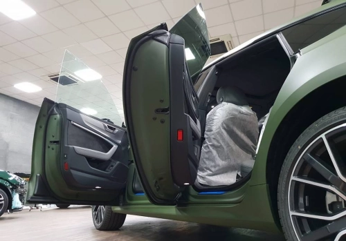 Matte Military Green Car Vinyl Wrap review 