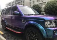 Gloss Diamond Purple Blue Car Vinyl Wrap review 1