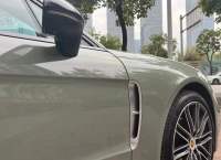 Super Gloss Light Khaki Grey Car Vinyl Wrap review 1