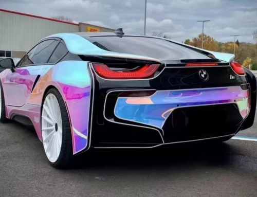 Holographic Chrome Rainbow White Car Vinyl Wrap (Non-Stretchable) review 