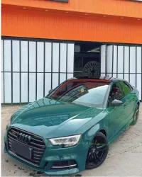 Super Gloss Pine Green Car Vinyl Wrap review 1