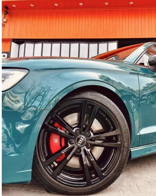 Super Gloss Pine Green Car Vinyl Wrap review 