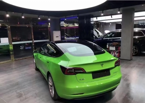 Super Gloss Viper Green Car Vinyl Wrap review 