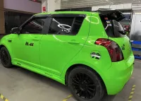 Super Gloss Viper Green Car Vinyl Wrap review 2