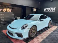 Super Gloss Yacht Blue Car Vinyl Wrap review 2